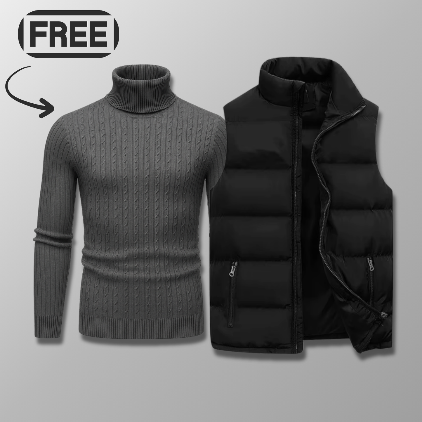 Lenvor Weste + Gratis Wollpullover (Ausverkauf)